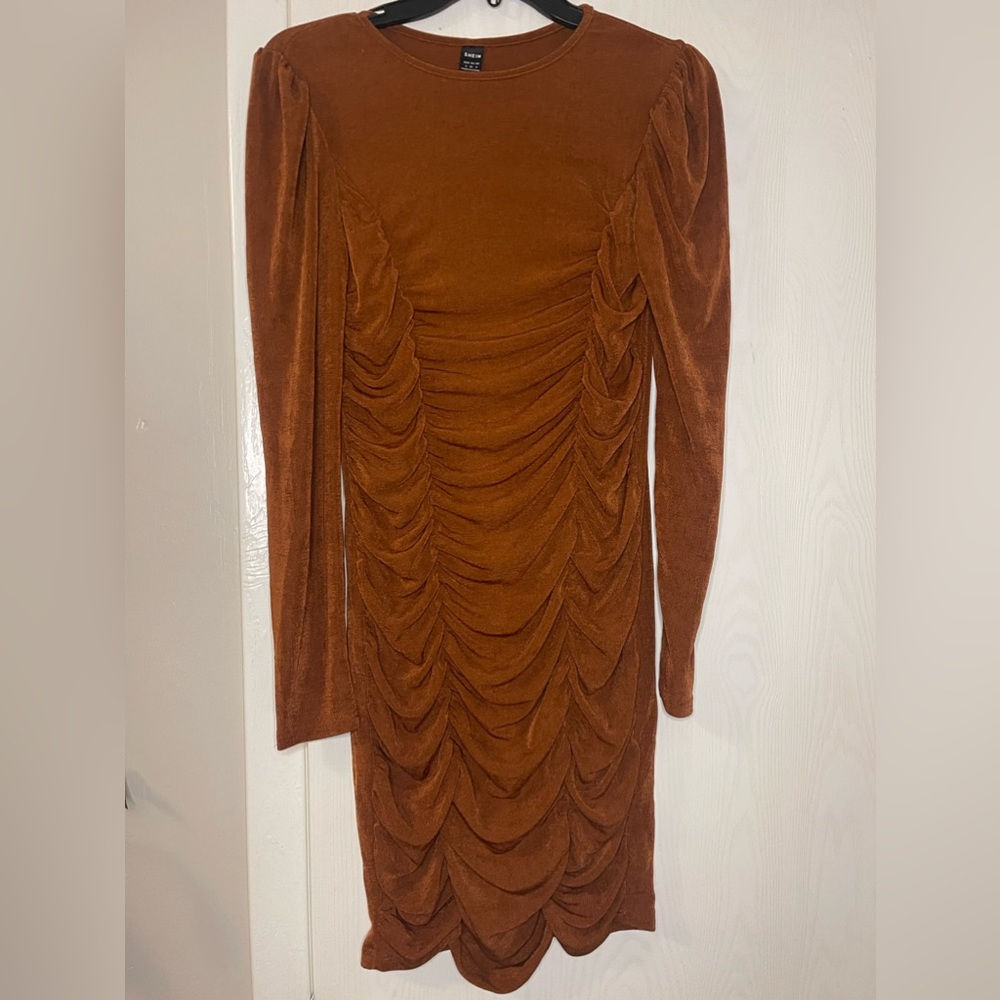 Rust colored dress